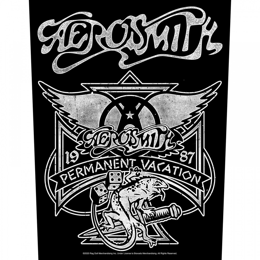 Aerosmith Permanent Vacation Back Patch